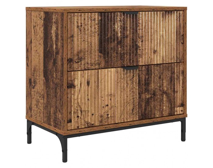 Sonata H Нощно шкафче Старо дърво 63.5 x 36 x 61 см Инженерно дърво