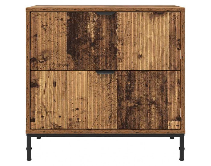 Sonata H Нощно шкафче Старо дърво 63.5 x 36 x 61 см Инженерно дърво