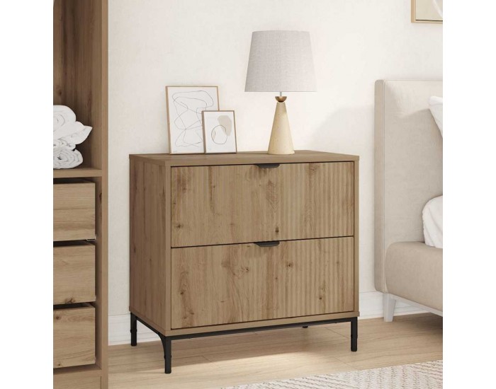 Sonata H Нощно шкафче дъб артизан 63.5 x 36 x 61 см Инженерно дърво