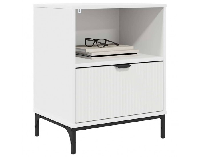 Sonata H Нощни маси 2 pcs Бяло 49 x 36 x 61 см Инженерно дърво