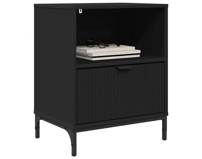 Sonata H Нощни маси 2 pcs Черно 49 x 36 x 61 см Инженерно дърво