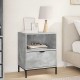 Sonata H Нощно шкафче Бетонно сиво 49 x 36 x 61 см Инженерно дърво