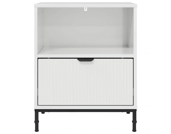 Sonata H Нощни маси 2 pcs Бяло Със Силен Гланц 49 x 36 x 61 см