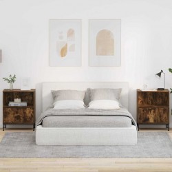 Sonata H Нощни маси 2 pcs Опушен дъб 49 x 36 x 61 см Инженерно дърво - Noptiere