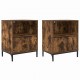 Sonata H Нощни маси 2 pcs Опушен дъб 49 x 36 x 61 см Инженерно дърво