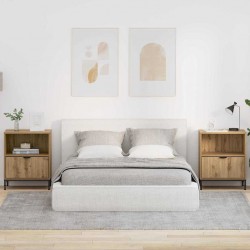Sonata H Нощни маси 2 pcs дъб артизан 49 x 36 x 61 см Инженерно дърво - Noptiere