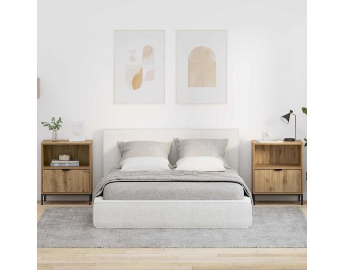 Sonata H Нощни маси 2 pcs дъб артизан 49 x 36 x 61 см Инженерно дърво
