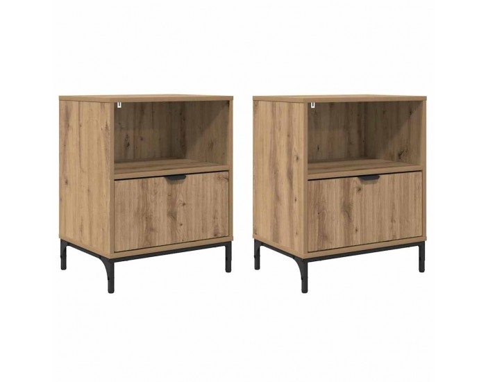Sonata H Нощни маси 2 pcs дъб артизан 49 x 36 x 61 см Инженерно дърво