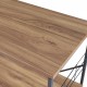 Стоящ рафт Billund с 4 рафта 133 x 60 x 42 см Черен / вид на орех []