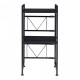 Sorsele регулируем кухненски рафт 79x40-63x32 см черен []