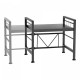 Sorsele регулируем кухненски рафт 48x40-63x32 см черен []