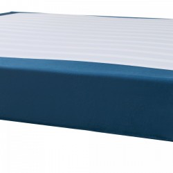 Двойно легло Lilla velvet 180x200 см синьо [] - Paturi tapițate