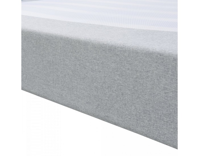 Двойно легло Lilla Textil 140x200 см светло сиво []
