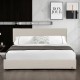 Тапицирано легло Juva Cord с ламелна рамка 160x200 см Beige Corium