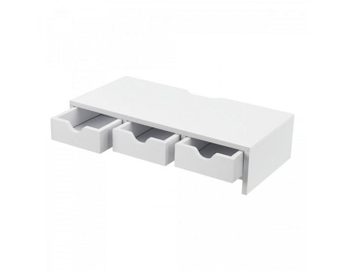 Стойка за монитор Ruovesi 12x51x25cm бяла []