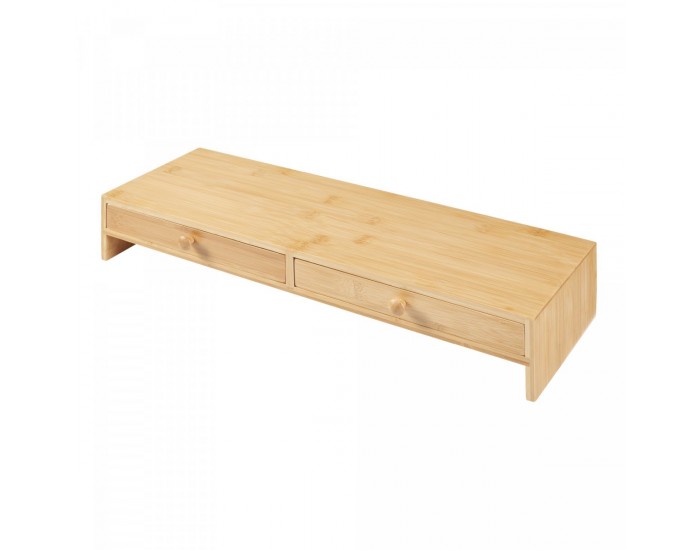 Стойка за монитор Hallstahammar 56x18x9.5 cm бамбук []