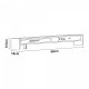 Стойка за монитор Hallstahammar 56x18x9.5 cm бамбук []