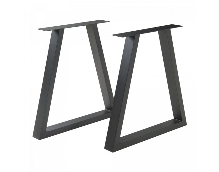 Комплект рамки за маса от 2 бр. Lyngby 72x55/70см черни []