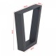 Комплект рамки за маса от 2 бр. Lalling 43x25/40 см черни []