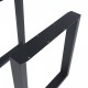 Комплект рамки за маса от 2 броя Makers стомана 72x60 см черен []