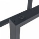 Комплект рамки за маса от 2 стоманени Makers 72x70 см черни []