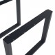 Комплект рамки за маса от 2 стоманени Makers 72x80 см черни []