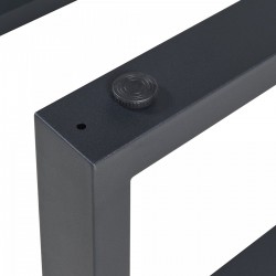 Комплект рамки за маса от 2 стоманени Makers 40x64 см черни [] - Mese