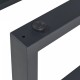 Комплект рамки за маса от 2 стоманени Makers 40x64 см черни []
