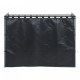 Поставка за обувки Sel с комплект завеси от 2 черни []