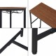 Бар маса Trøndelag 120x40x105 см с поставка за вино за 15 бутилки []