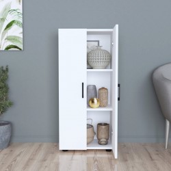 Страничен шкаф Åsnes 108x49x32см бял [] - Corpuri, vitrine, biblioteci modulare