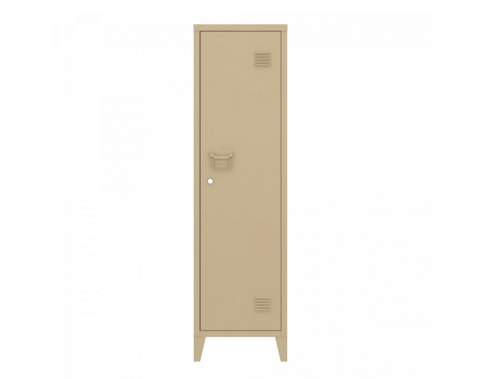 Единично шкафче Kurikka 137x38x38 см камила []