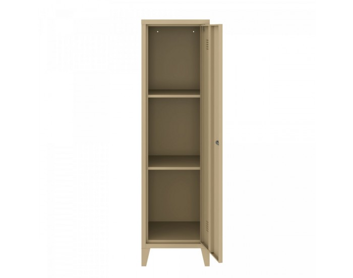 Единично шкафче Kurikka 137x38x38 см камила []