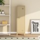 Единично шкафче Kurikka 137x38x38 см камила []
