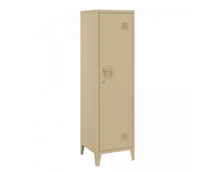 Единично шкафче Kurikka 137x38x38 см камила []