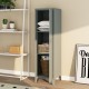 Единично шкафче Kurikka 137x38x38 см тъмно сиво []