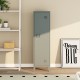Единично шкафче Kurikka 137x38x38 см тъмно сиво []