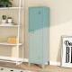 Единично шкафче Kurikka 137x38x38 см сиво-синьо []