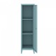 Единично шкафче Kurikka 137x38x38 см сиво-синьо []