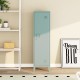 Единично шкафче Kurikka 137x38x38 см сиво-синьо []