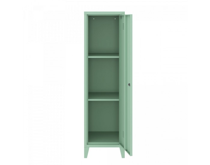Единично шкафче Kurikka 137x38x38 см пастелно зелено []