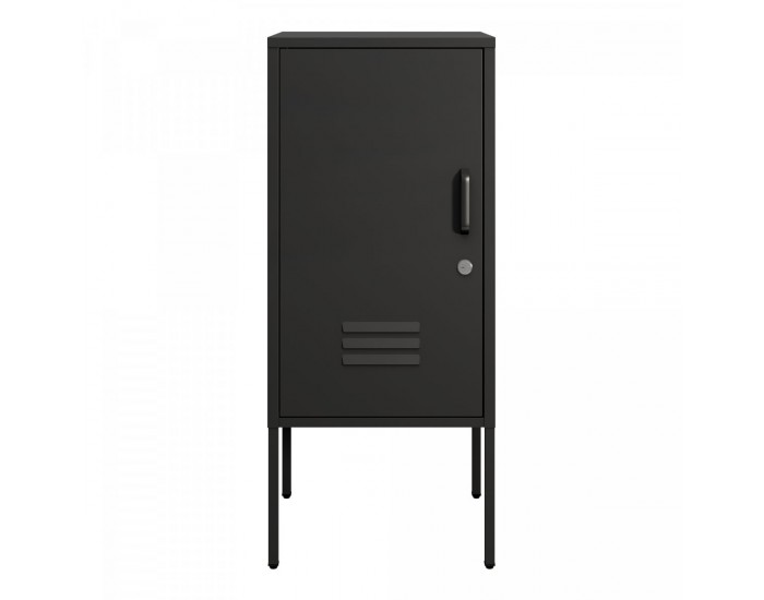 Комплект нощни шкафчета Hausjärvi от 2 бр., 82x35x35 см, стомана, черни []