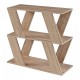 Помощна масичка Nome 60x22x57cm вид дъб []