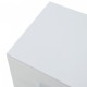 Комплект нощни шкафчета Aurdal от 2 бр., 66x37x34,5 см, бяло, гланц []