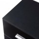 Нощно шкафче Aurdal 66x37x34,5 см черно, гланц []