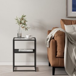 Помощна маса Solund 55x40x40 см черна, мат [] - Mese
