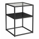 Помощна маса Solund 55x40x40 см черна, мат []