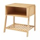 Нощно шкафче Håbo 50x45x36 см бамбук []