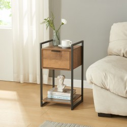 Помощна маса Namsskogan 62x33x32cm вид на орех [] - Măsuțe de living