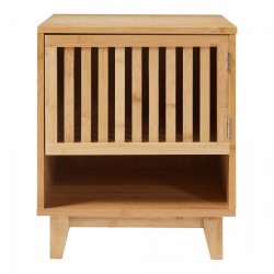 Нощно шкафче Ypäjä 50x42x39см бамбук [] - Măsuțe de living